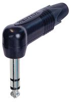 NP3RX-BAG - Phone Audio Connector, Professional, 3 Contacts, Plug, 6.35 mm, Cable Mount, Nickel Plated Contacts - NEUTRIK