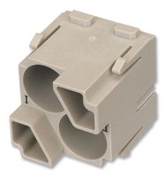 09 14 002 3001 - Heavy Duty Connector, Han-Quintax® Pin Module, Less Contacts, Han-Modular, Insert, 2 Contacts, Plug - HARTING