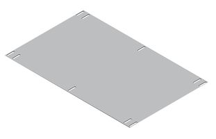 CDICMP007 - Assembly Plate, CDIC Series, Steel, Desktop Instrument Cases - CAMDENBOSS