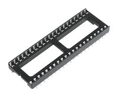 4840-6000-CP - IC & Component Socket, 40 Contacts, DIP Socket, 2.54 mm, 4800, 15.24 mm, Phosphor Bronze - 3M