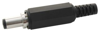 1633 03 - DC Power Connector, Plug, 2 A, 9.5 mm, Cable Mount, Solder - LUMBERG