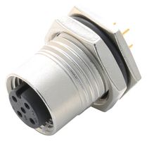 M12A-05PFFP-SF8001 - Sensor Connector, 5 Pole, M12, Receptacle, M Series, M12, Female, 5 Positions, PCB Socket - AMPHENOL LTW