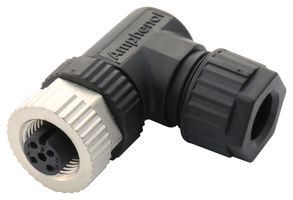 M12A-05BFFB-SR7001 - Sensor Connector, 5 Pole, M12, Receptacle, M Series, M12, Female, 5 Positions, Screw Socket - AMPHENOL LTW