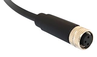PXPTPU08FBF03ACL010PUR - Sensor Cable, M8 Receptacle, Free End, 3 Positions, 1 m, 3.28 ft, Buccaneer M8 - BULGIN LIMITED