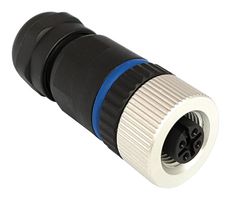 PXPPAM12FBF05ASTPG9 - Sensor Connector, Buccaneer M12 Series, M12, Female, 5 Positions, Screw Socket - BULGIN LIMITED