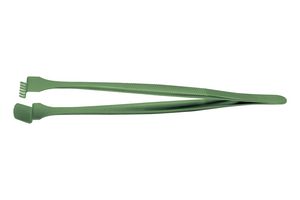 6WF.SA.T - Tweezer, Wafer, Stepped Bottom Paddle, Stainless Steel, 130 mm - IDEAL-TEK