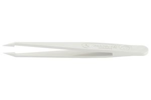 707.DG - Tweezer, Component Positioning, Bent, Flat, POM, 115 mm - IDEAL-TEK