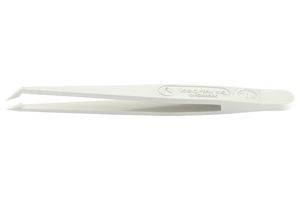 708.DG - Tweezer, Component Positioning, ESD, Bent, Flat, POM, 110 mm - IDEAL-TEK