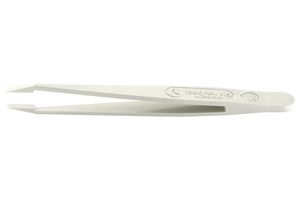 709.DG - Tweezer, Component Positioning, Bent, Flat, POM, 115 mm - IDEAL-TEK