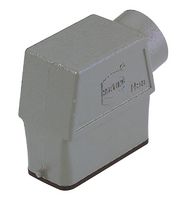 09200100541 - Heavy Duty Connector, PG21, Hood, Side Entry, Aluminium Body, 1 Lever, 10A - HARTING