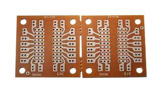 21-4610 - IC to Pin Out Adaptor, DIP-10, Epoxy Glass Composite, 6.35mm, 46.04mmx46.04mm - MCM