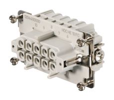 HDC HE 10 FC - Heavy Duty Connector, RockStar HE, Insert, 10+PE Contacts, 4, Receptacle - WEIDMULLER