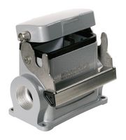 HDC 24D SDLU 2M25G - Heavy Duty Connector, M25, Base, Panel Mount, Aluminium Body, End Clamp, 4 - WEIDMULLER