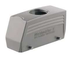 HDC 24B TOBU 1M25G - Heavy Duty Connector, M25, Hood, Top Entry, Aluminium Body, Side Clamp, 8 - WEIDMULLER