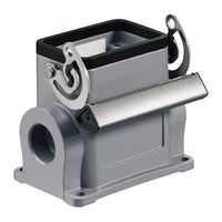 HDC 06B SLU 2M25G - Heavy Duty Connector, M25, Base, Panel Mount, Aluminium Body, End Clamp, 3 - WEIDMULLER