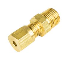 XF-1333-FAR - Compression Gland, Brass, 1/8" BSPT Tapered, 1/8" Probe Size - LABFACILITY