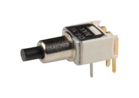 TP11MS9ABE - Pushbutton Switch, Tiny, TP, SPST, Off-(On), Plunger, Black - C&K COMPONENTS
