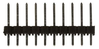 90120-0127 - Pin Header, Signal, 2.54 mm, 1 Rows, 7 Contacts, Through Hole Straight, C-Grid III 90120 - MOLEX