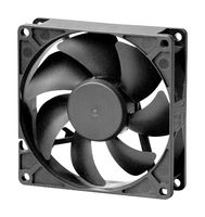 MC002712 - DC Axial Fan, 12 V, Square, 92 mm, 25 mm, Vapo Bearing, 45 CFM - MULTICOMP