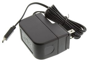 T7729DV - Raspberry Pi Accessory, Raspberry Pi 4 Model B PSU, USB-C, 5.1V, 3A, US Plug, Black - STONTRONICS