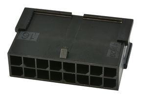 43020-1601 - Connector Housing, Micro-Fit 3.0 43020, Plug, 16 Ways, 3 mm - MOLEX