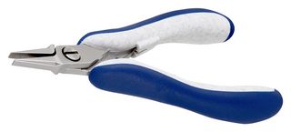 ES6012.CR.BG - Plier, HP, Flat Nose, Serrated, 130 mm Overall Length, Ergo-Tek Slim Series - IDEAL-TEK