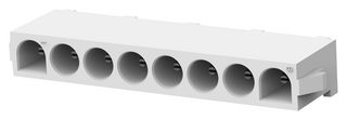 641828-1 - Pin Header, Wire-to-Board, 6.35 mm, 1 Rows, 8 Contacts, Through Hole Straight - AMP - TE CONNECTIVITY