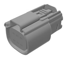 33472-0607 - Automotive Connector Housing, MX150 33472, Receptacle, 6 Ways - MOLEX
