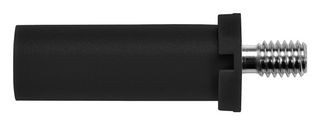 SFK 8465 NI / M4 / 7 / SW - Banana Test Connector, Plug, Cable Mount, 32 A, 600 V, Nickel Plated Contacts, Black - SCHUTZINGER