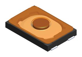 MP000697 - Tactile Switch, Top Actuated, Surface Mount, Round Button, 200 gf, 50mA at 24VDC - MULTICOMP PRO