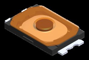 MP000702 - Tactile Switch, Top Actuated, Surface Mount, Round Button, 240 gf, 50mA at 12VDC - MULTICOMP PRO