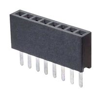 M50-3030842 - PCB Receptacle, Board-to-Board, 1.27 mm, 1 Rows, 8 Contacts, Through Hole Mount, Archer M50-303 - HARWIN