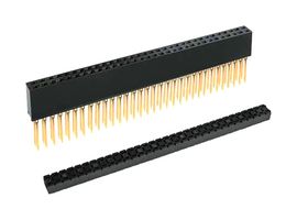 M20-6153205 - PCB Receptacle, Board-to-Board, 2.54 mm, 2 Rows, 64 Contacts, Through Hole Mount, M20 - HARWIN