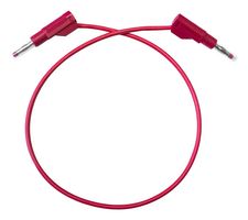 BU-P4911B-24-2 - Banana Test Lead, 4mm Stackable Banana Plug, Shrouded, 4mm Stackable Banana Plug, Shrouded, 24 " - MUELLER ELECTRIC