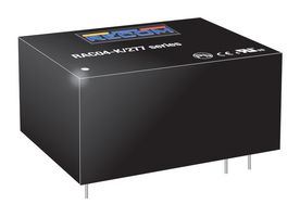 RAC04-24SK/277 - AC/DC PCB Mount Power Supply (PSU), ITE, 1 Output, 4 W, 24 VDC, 167 mA - RECOM POWER