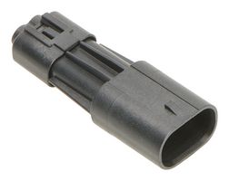 207778-0002 - Connector Housing, IP68, Squba 207778, Plug, 2 Ways, 3.6 mm, Molex Squba 207776 Series Pin Contacts - MOLEX