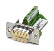 VS-09-ST-DSUB/10-MPT-0,5 - D SUB CONN, PLUG, 9WAY, SCREW - PHOENIX CONTACT