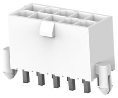 1-2825261-0 - Rectangular Power Connector, 10 Contacts, VAL-U-LOK HCS, PCB Mount, Through Hole, 4.2 mm, Plug - TE CONNECTIVITY