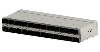 2-2349201-0 - I/O Connector, 20 Contacts, Receptacle, zSFP+, Press Fit, PCB Mount - TE CONNECTIVITY