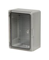 MP001222 - Plastic Enclosure, w/ Door, Multipurpose, ABS, Polycarbonate, 300 mm, 200 mm, 130 mm, IK08, IP65 - MULTICOMP PRO