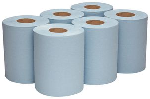 6220 - Paper Wipes, 380mm x 183mm, Airflex, WypAll L10 Centrefeed, Blue - KIMBERLY CLARK