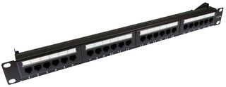 UT-899224 - Patch Panel, RJ45, 24 Ports, Cat5e, 1U, Pro Signal Punch Down Patch Panels - PRO SIGNAL