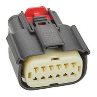 160074-6002 - Automotive Connector Housing, Key B, MX150 160074, Receptacle, 12 Ways - MOLEX