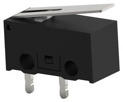 SAJ101XHL0N74SNOPTQ - Microswitch, Ultra Subminiature, Hinge Lever, SPST-NO, PC Pin, 100 mA, 30 V - ALCOSWITCH - TE CONNECTIVITY
