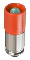 MGSR12 - LED Replacement Lamp, Midget Groove, Red, T-1 3/4, 1.75 cd - APEM