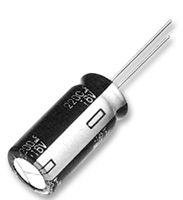 EEAFC1E100B - Electrolytic Capacitor, 10 µF, 25 V, ± 20%, Radial Leaded, 1000 hours @ 105°C, Polar - PANASONIC
