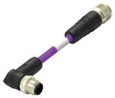 TAB62A35501-002 - Sensor Cable, 2P, PROFIBUS, 1 m, 3.28 ft - TE CONNECTIVITY