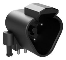 ATF13-3P-BM03 - Automotive Connector, Board Lock AT Series, Right Angle Receptacle, 3 Contacts, PCB Pin - AMPHENOL SINE/TUCHEL