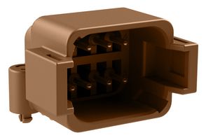 ATF13-08PD-BM03 - Automotive Connector, Board Lock AT Series, Right Angle Receptacle, 8 Contacts, PCB Pin - AMPHENOL SINE/TUCHEL