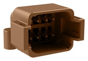 ATF13-08PD-BM13 - Automotive Connector, Board Lock AT Series, Right Angle Receptacle, 8 Contacts, PCB Pin - AMPHENOL SINE/TUCHEL